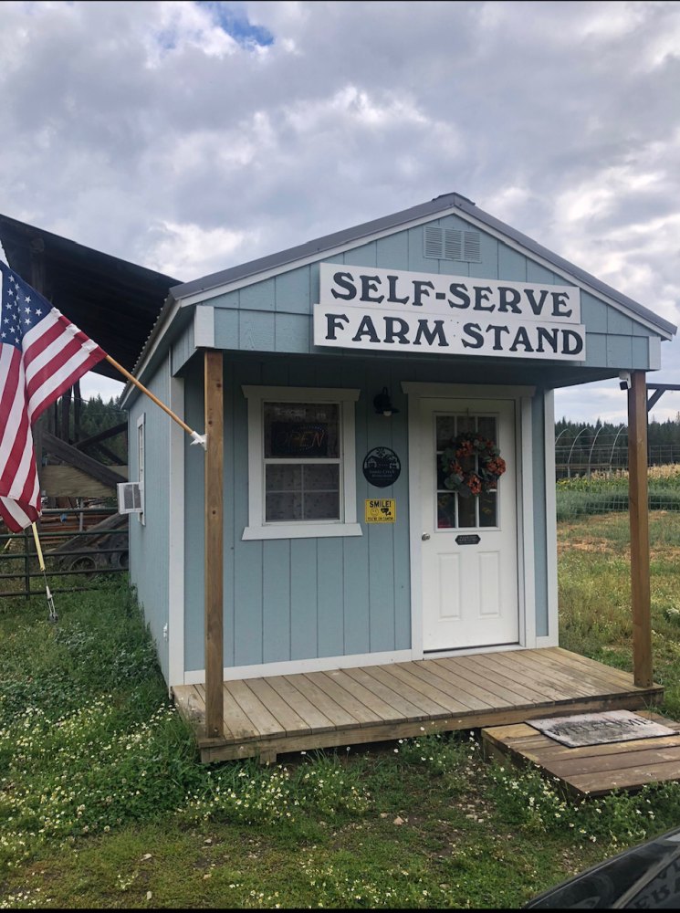 Santa Creek Homestead farm stand is open 24 hours a day, seven days a week.